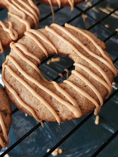 Apple Peanut Butter Donut